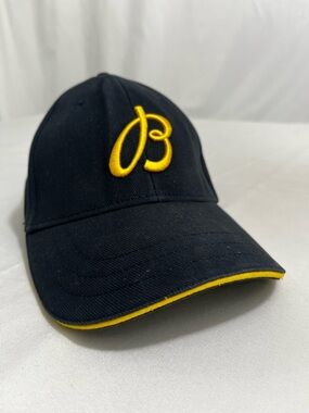 Breitling Cap Blue/Yellow Embroidered Logo Cotton